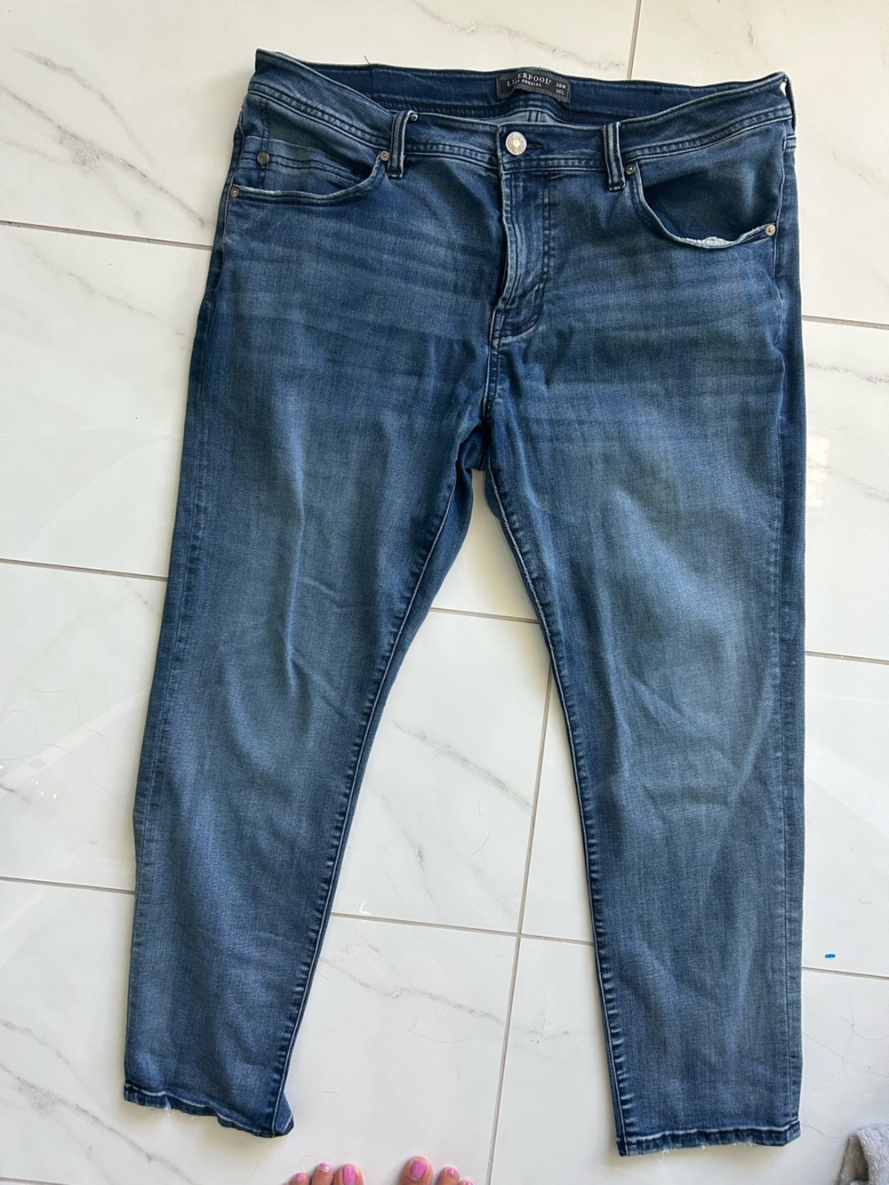 Liverpool Los Angeles Men's Stretch
Straight Leg Jeans 38 × 30